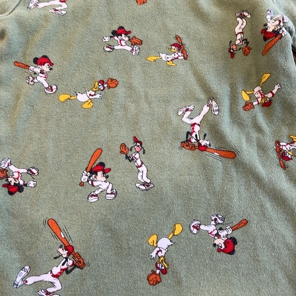 Janie and jack Disney Mickey Mouse baseball pajamas - Picture 2 of 8